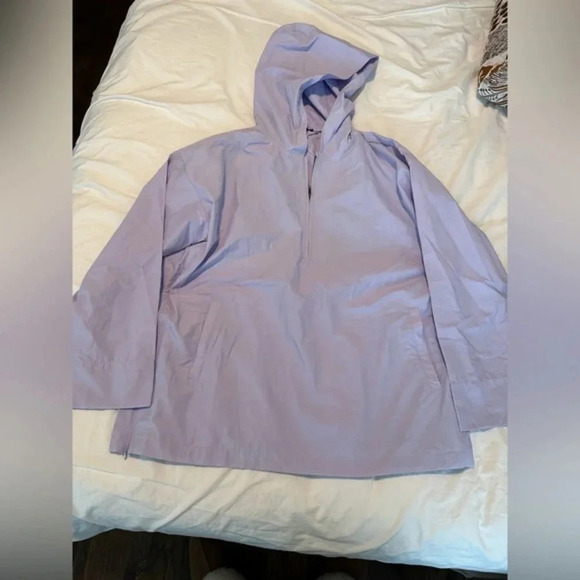 Eileen fisher Light Organic Cotton Nylon Popover Jacket - Picture 4 of 10